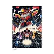 Power Rangers Umělecká reprodukce Mighty Morphin Power Rangers! 46 x 61 cm - bez rámu